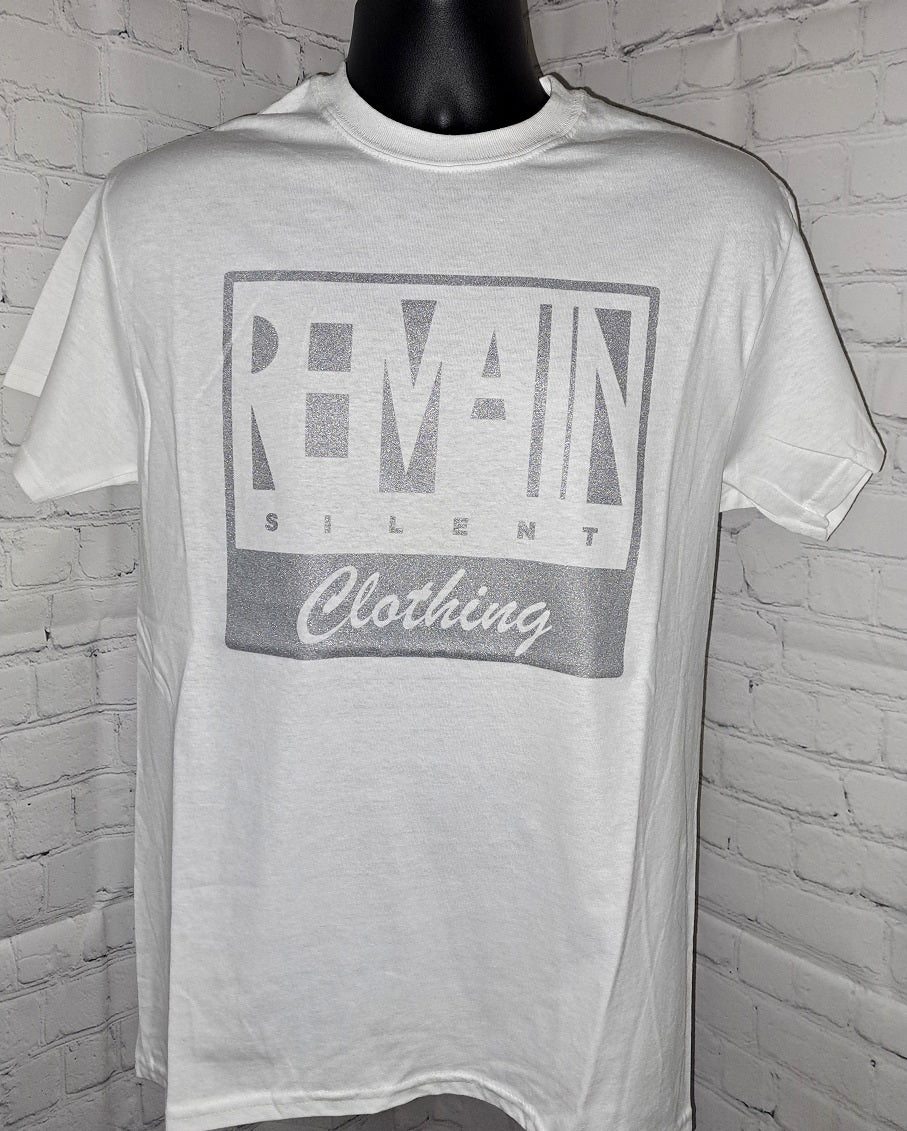 Remain Tag Logo Shirt | Silver Logo Shirt | Remain Silent Clothing