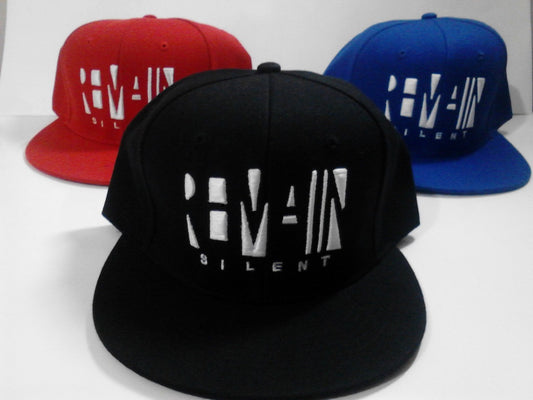 Puff Embroidered Hats | Snap Back Hats | Remain Silent Clothing