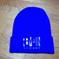 Remain Silent Embroidered Fold Over Stocking Caps