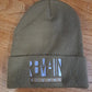 Remain Silent Embroidered Fold Over Stocking Caps