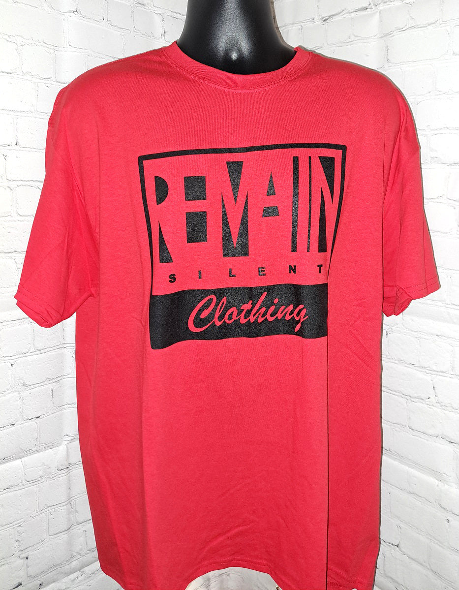 Black Custom Logo Shirt | Black Logo Shirt | Remain Silent Clothing