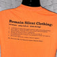 Remain Definition Shirt | Customs Shirt | Remain Silent Clothing
