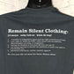 Remain Definition Shirt | Customs Shirt | Remain Silent Clothing