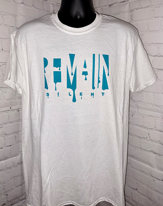 Signature Logo T-Shirt | Drip Logo Shirt | Remain Silent Clothing